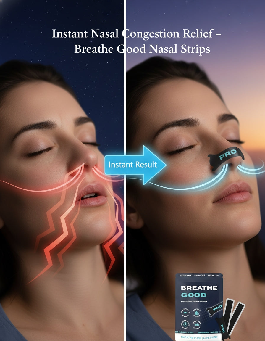 Breathe Good™ Nasal Strips for pure breathe- Pack of 15