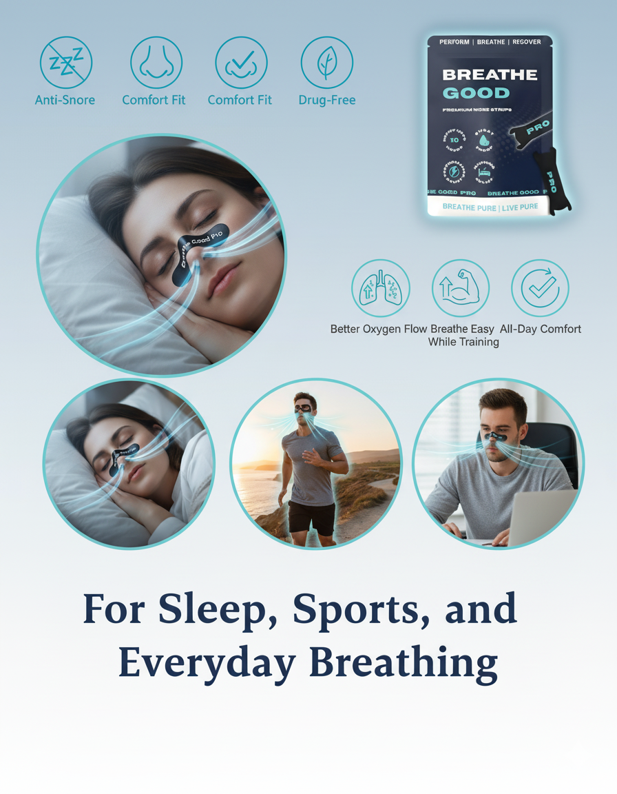 Breathe Good™ Nasal Strips for pure breathe- Pack of 15