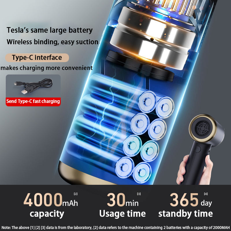 Portable Air Duster Wireless Vacuum Cleaner